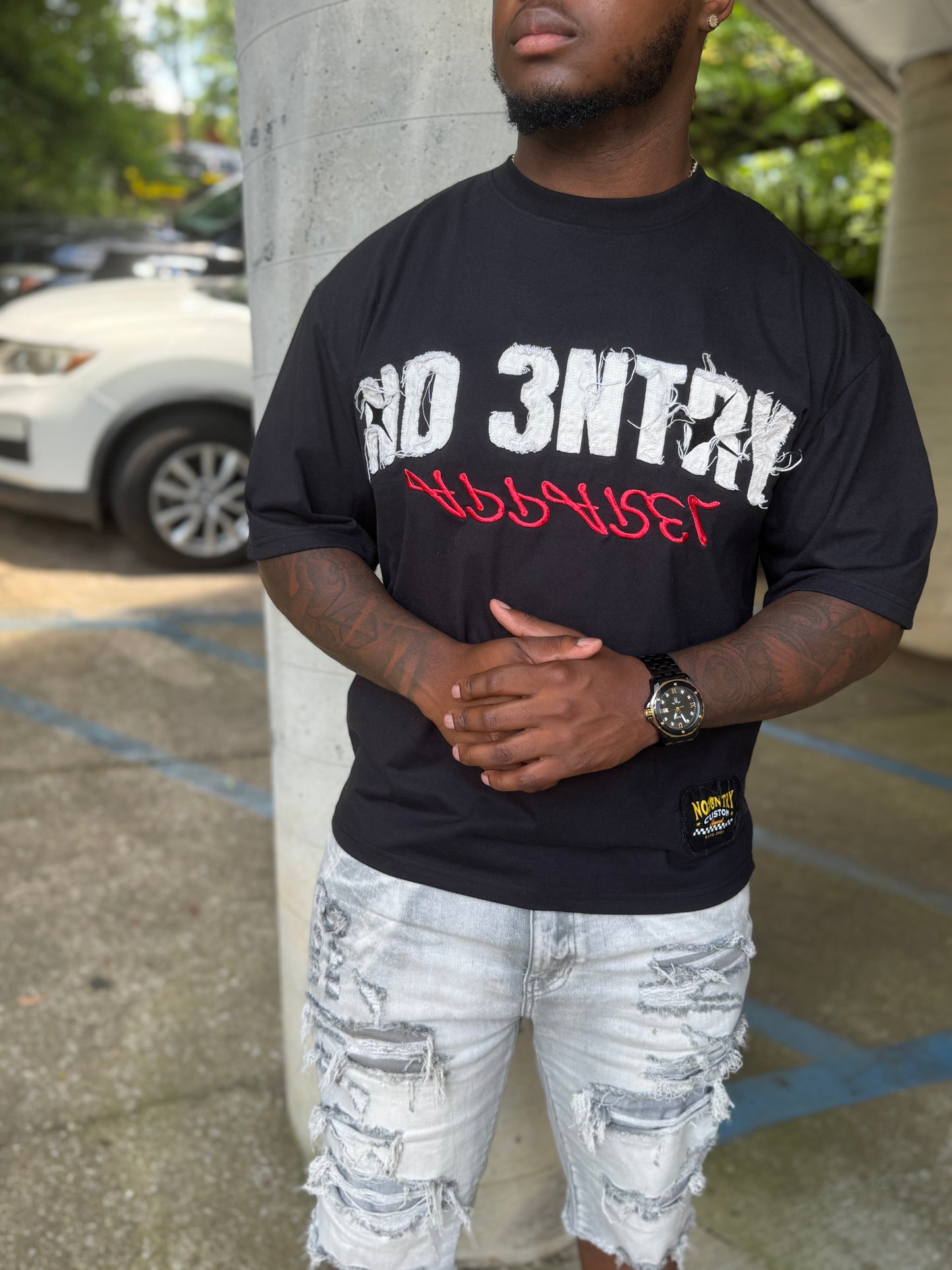 Short Sleeve Oversized Boxy (Black)
