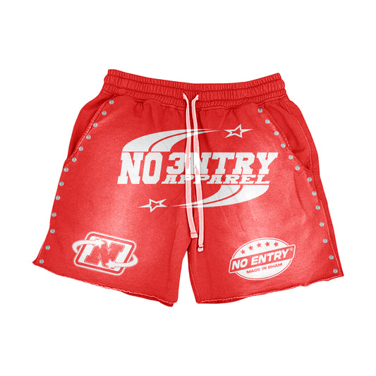 N0 3NTRY Team Red Shorts