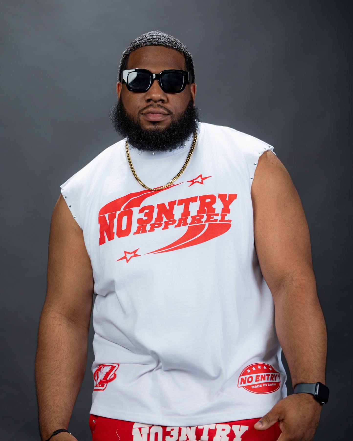Team N0 3NTRY RED (Sleeveless)