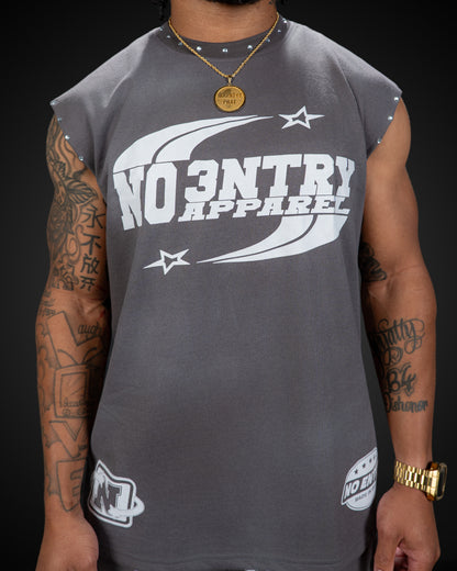 Team N0 3NTRY Gray Shirt(sleeveless)