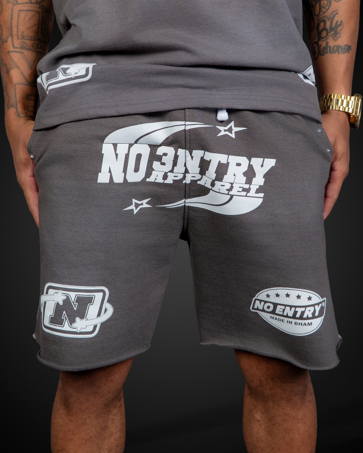 Team N0 3NTRY Gray Shorts